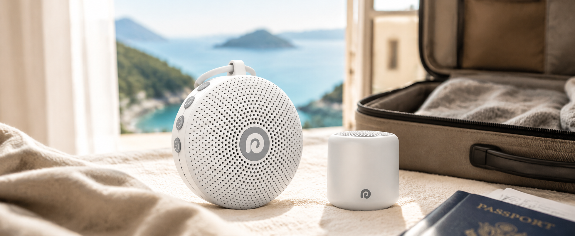 Dreamegg Lite D11 Max and Lite Pocket portable white noise machines for travel and better sleep