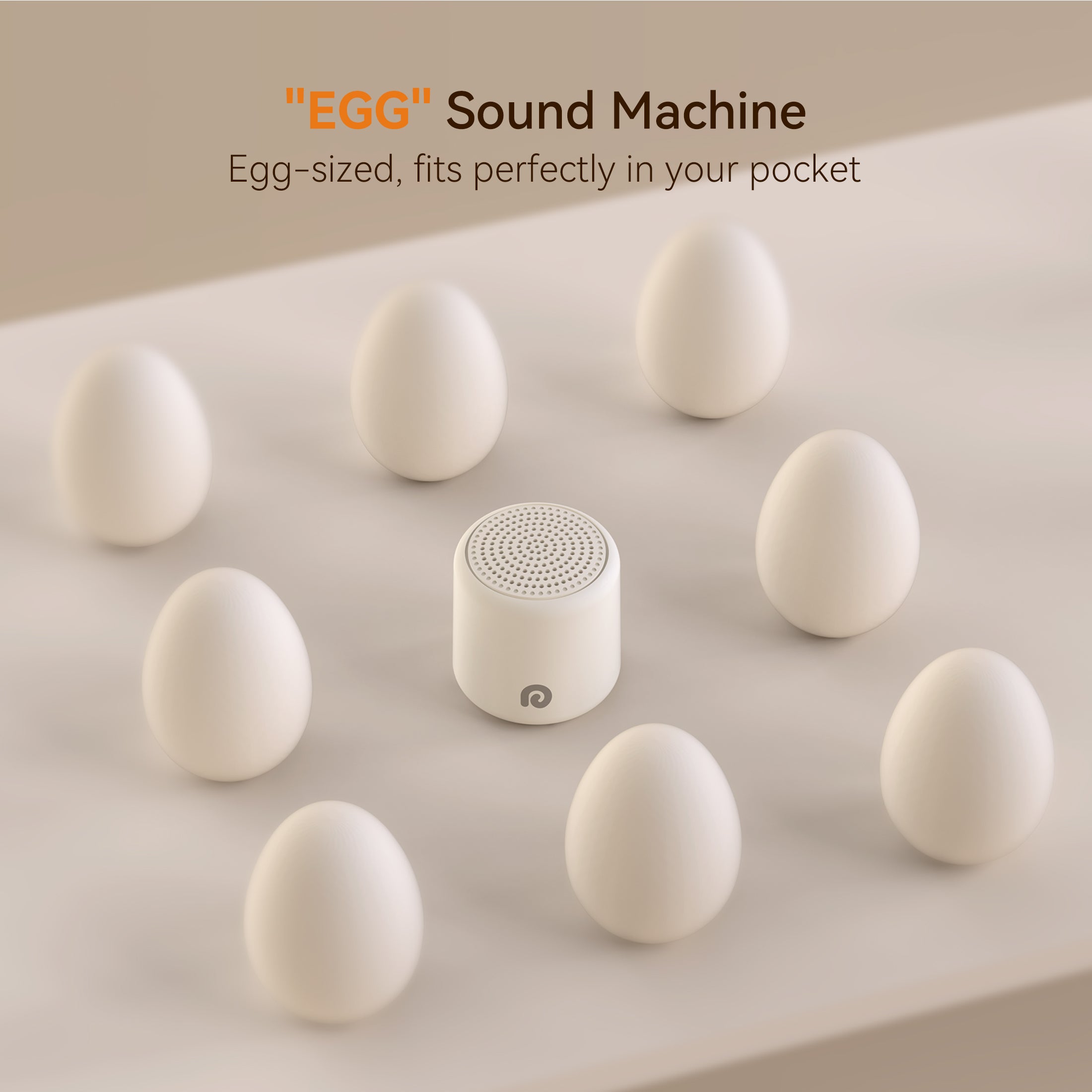 Dreamegg Pocket Sleep 1 Tragbares Weißes Rauschgerät