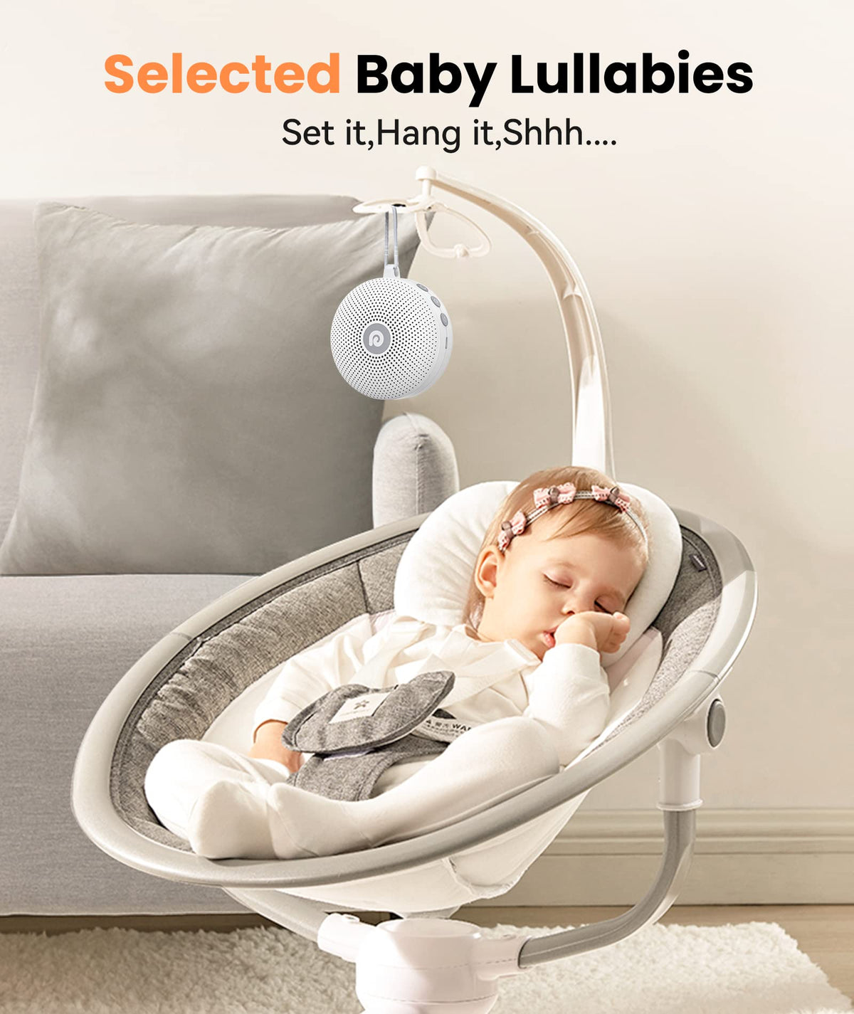 Dreamegg D11MAX Protable White Noise Machine for Baby, Soundmaschine, USB
