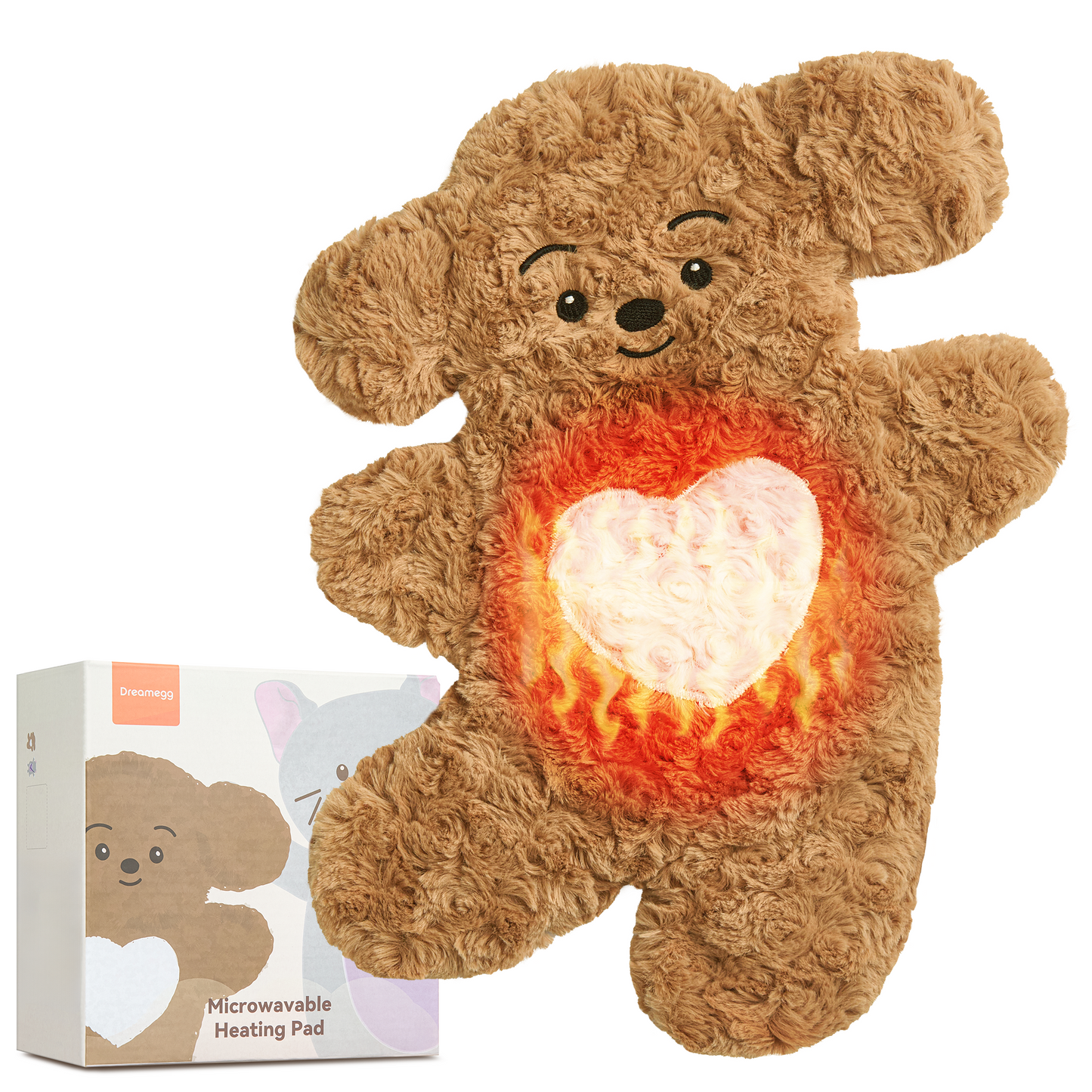 dreamegg heating pad for period cramps relief, microwavable heating pads