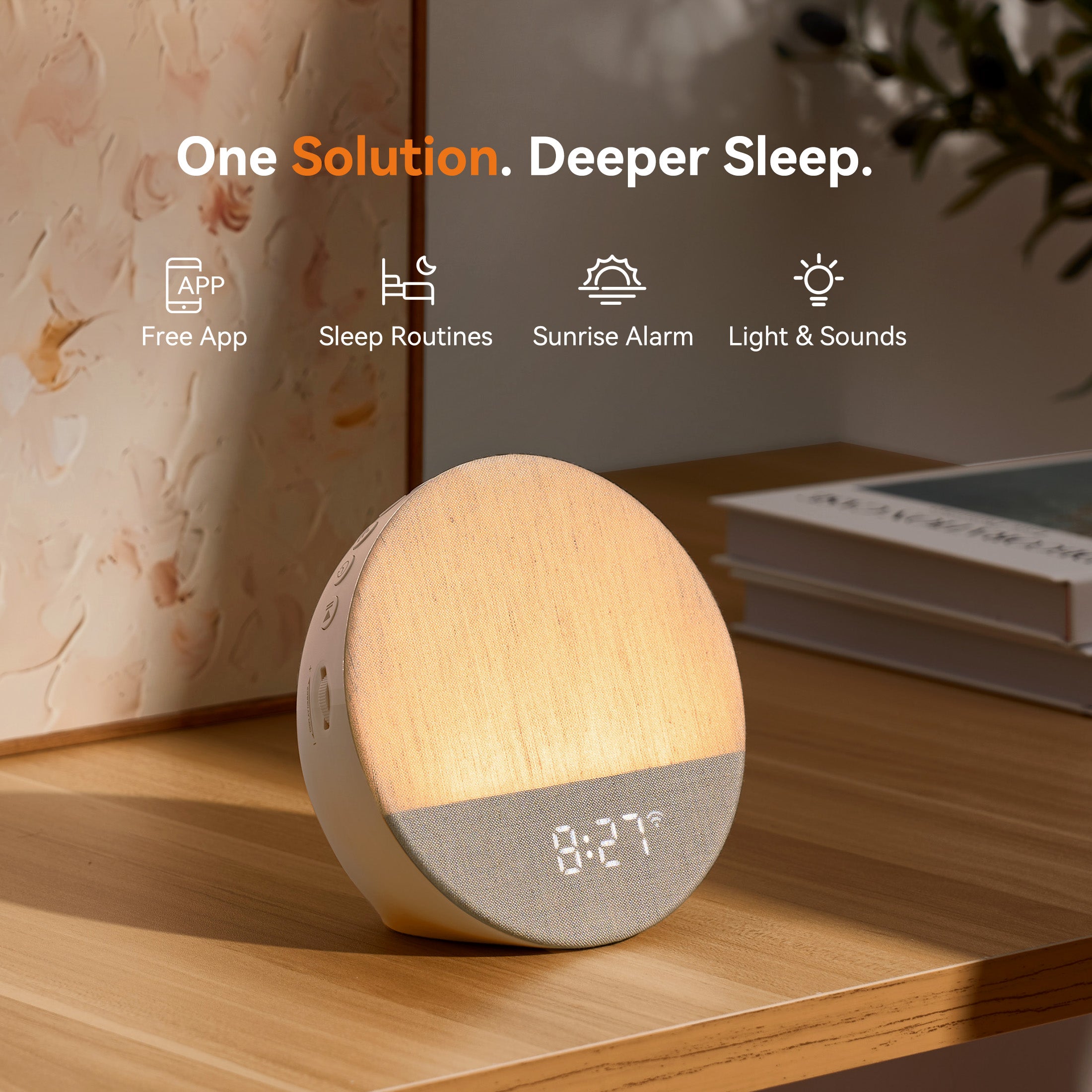 Sunrise 1+ | Connected Sunrise Sleep & Wake Clock (APP Control