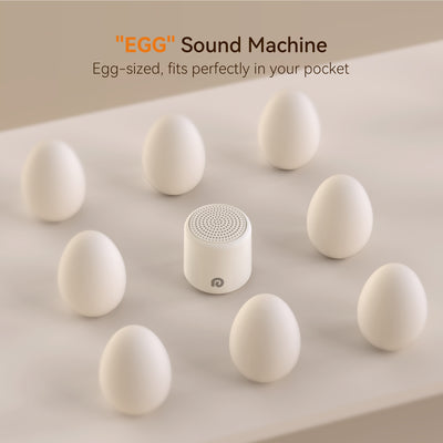 Dreamegg Pocket Sleep 1 Tragbares Weißes Rauschgerät