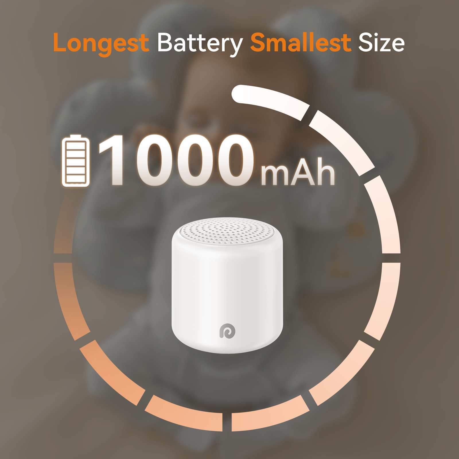 Dreamegg Pocket Sleep 1 Tragbares Weißes Rauschgerät