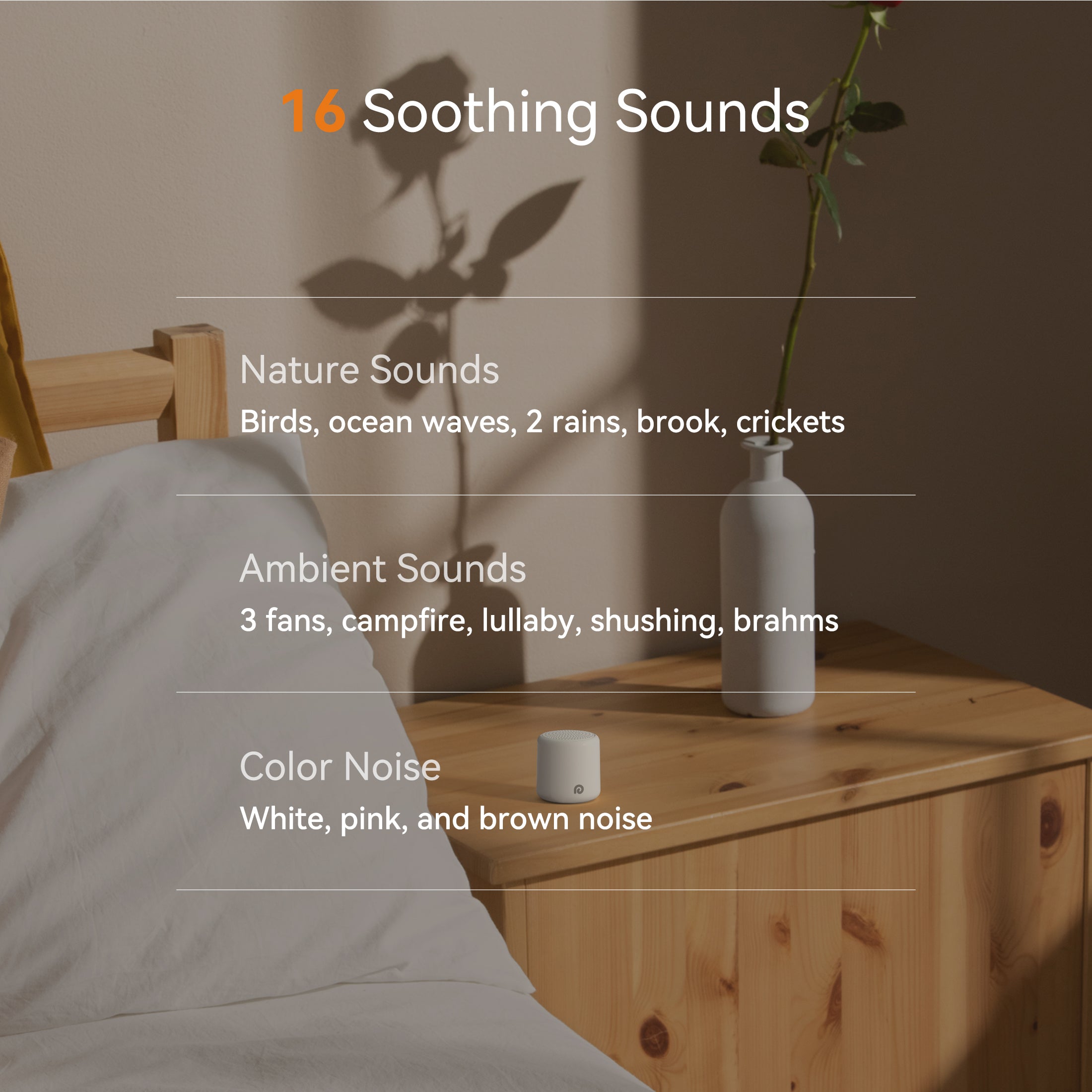 Dreamegg Pocket Sleep 1 Tragbares Weißes Rauschgerät