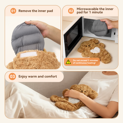 Dreamegg Heating Pad for Period Cramps Relief, Microwavable Heating Pads