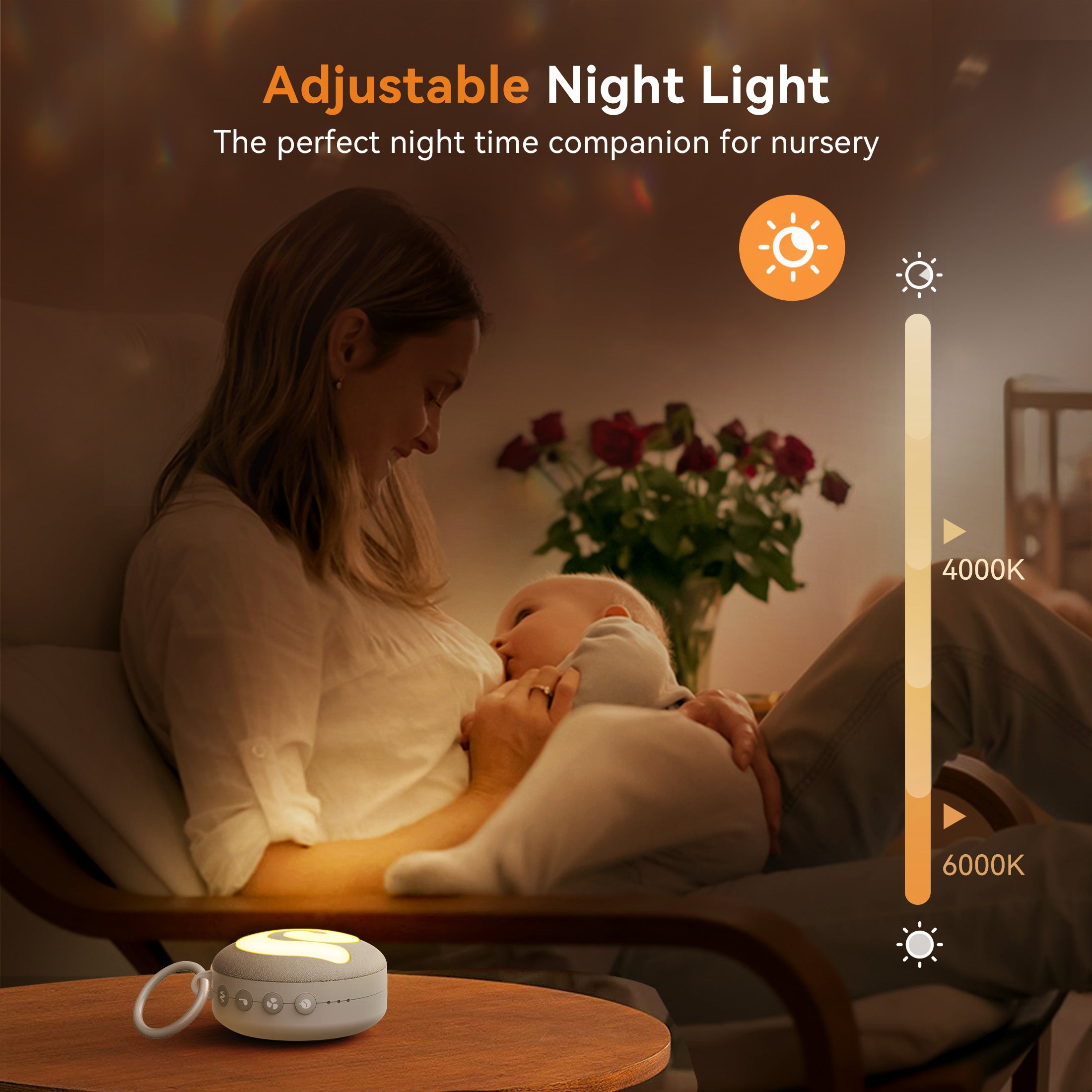 Sleep Lite D11 | Portable Sound Machine Baby | Dreamegg Official