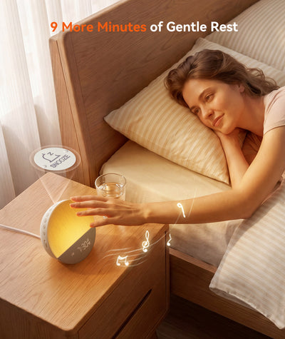 Dreamegg Sunrise Alarm Clock, Natural Wake up Light, White Noise Machine