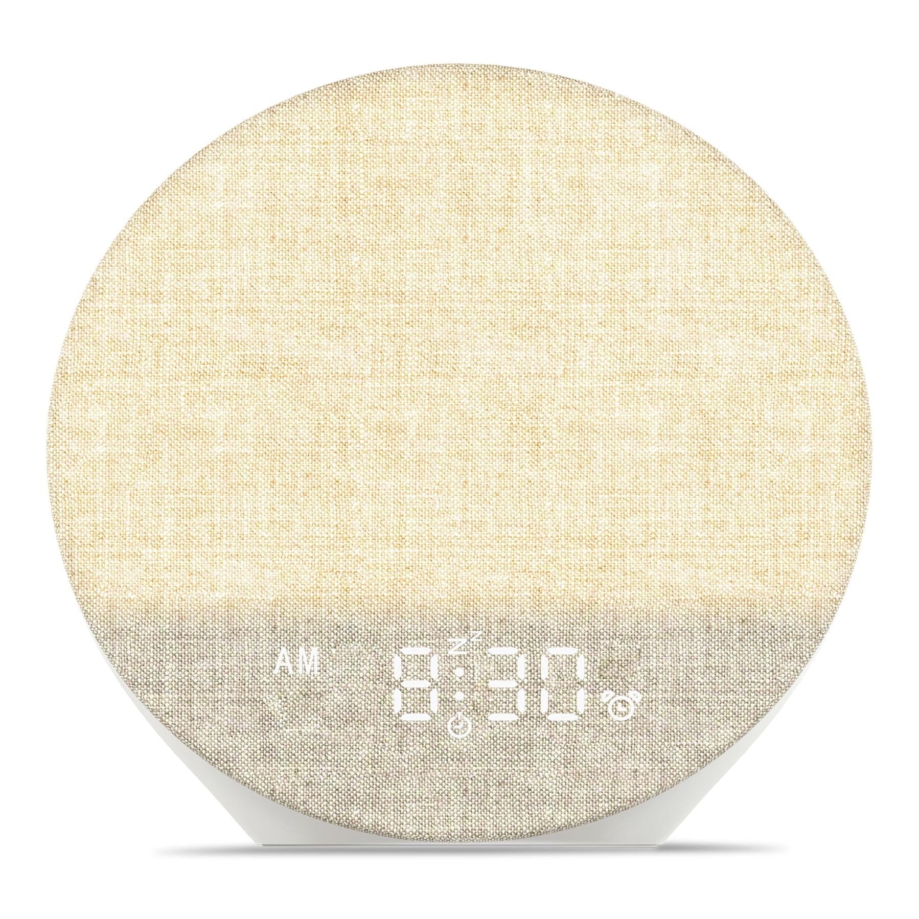 Dreamegg White Noise Sound Machine for Adult Sleep Sunrise Wake Up Alarm, 29 Soothing Sounds Therapy, White