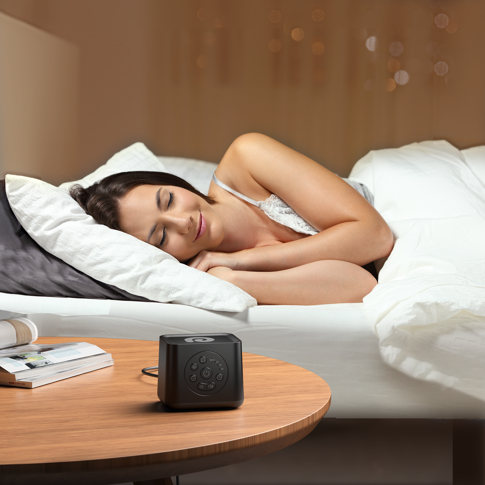 DreamEgg Deep Sleep Therapy White Noise Sound Machine HFD-W02