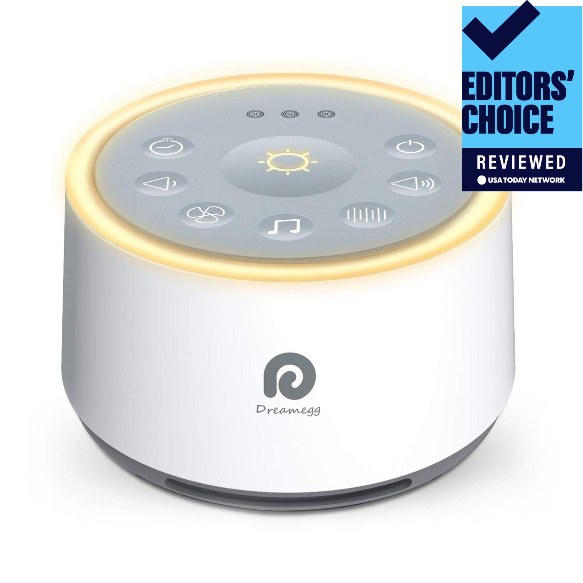 Dreamegg HFD-W02 White Noise Sound Machine with Baby Soothing Night Light  High Fidelity Fan Sound Relaxing Nature Sounds Office Privacy Keeper Timer  - Online at Best Price in Singapore only on